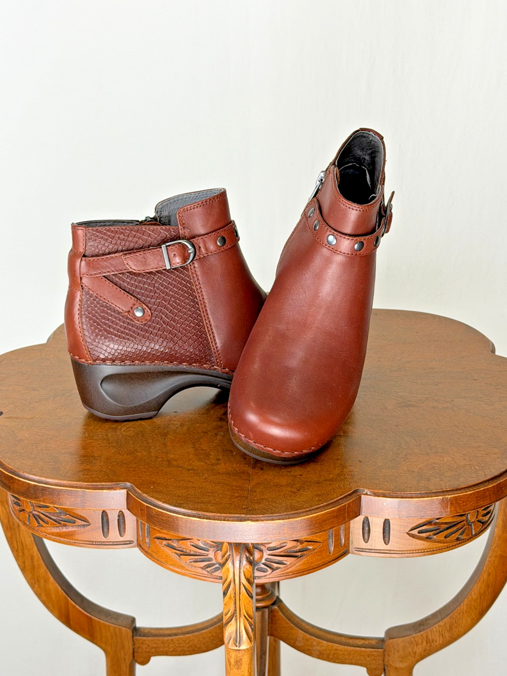 Sanita Danish Design Side Zip Clog/Boot EU 38 US Womens 7.5 #0145C